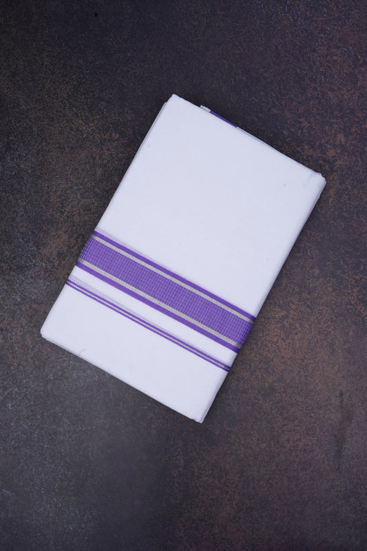 FD-167 W/D DHOTI 3.80 MTR-Purple