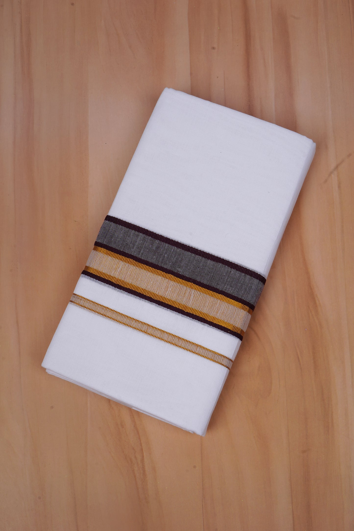 FCD-531 W/D DHOTI 3.80 MTR-Light Brown