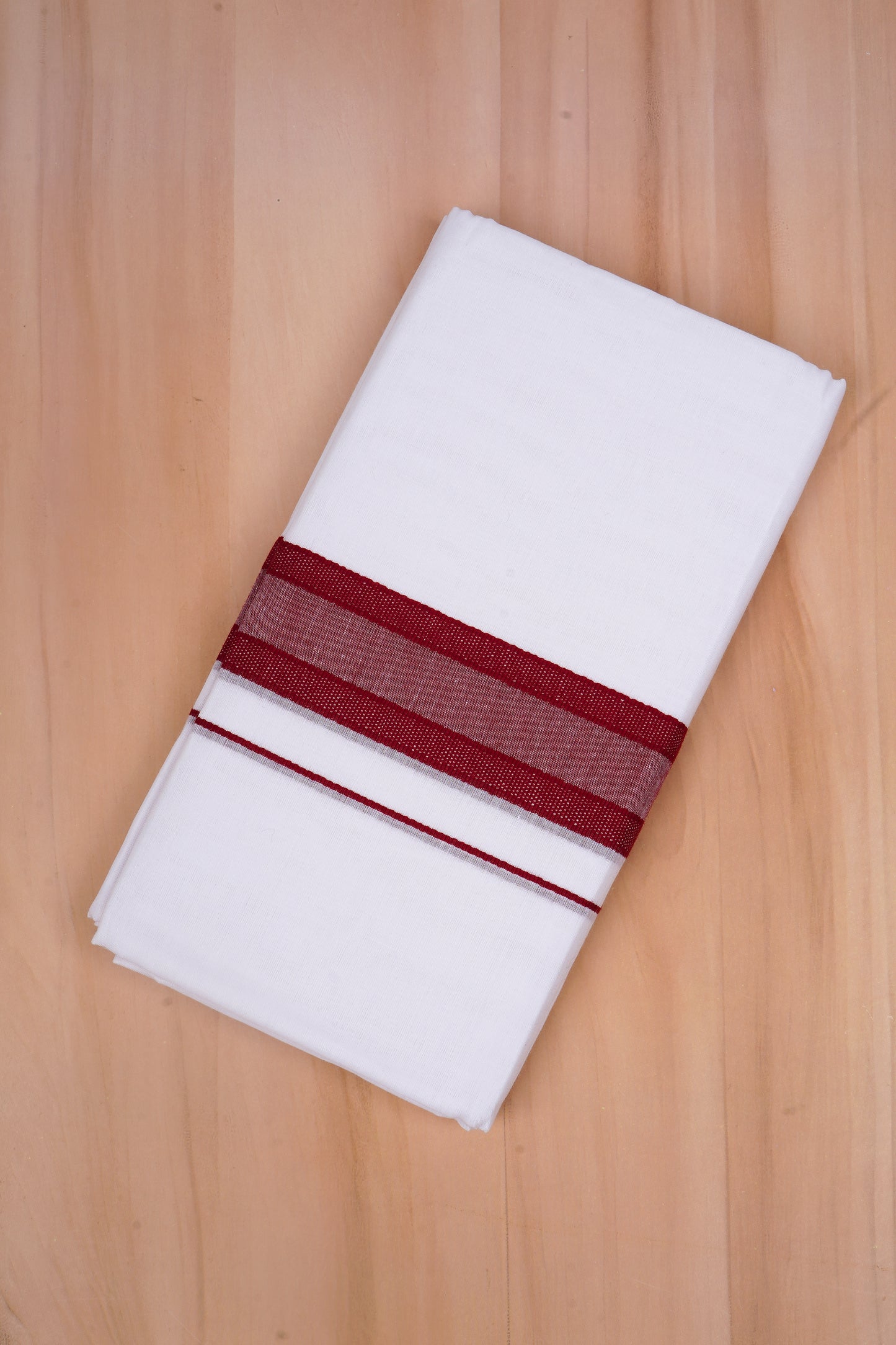FCD-391 W/D DHOTI 3.80 MTR- Blood Red