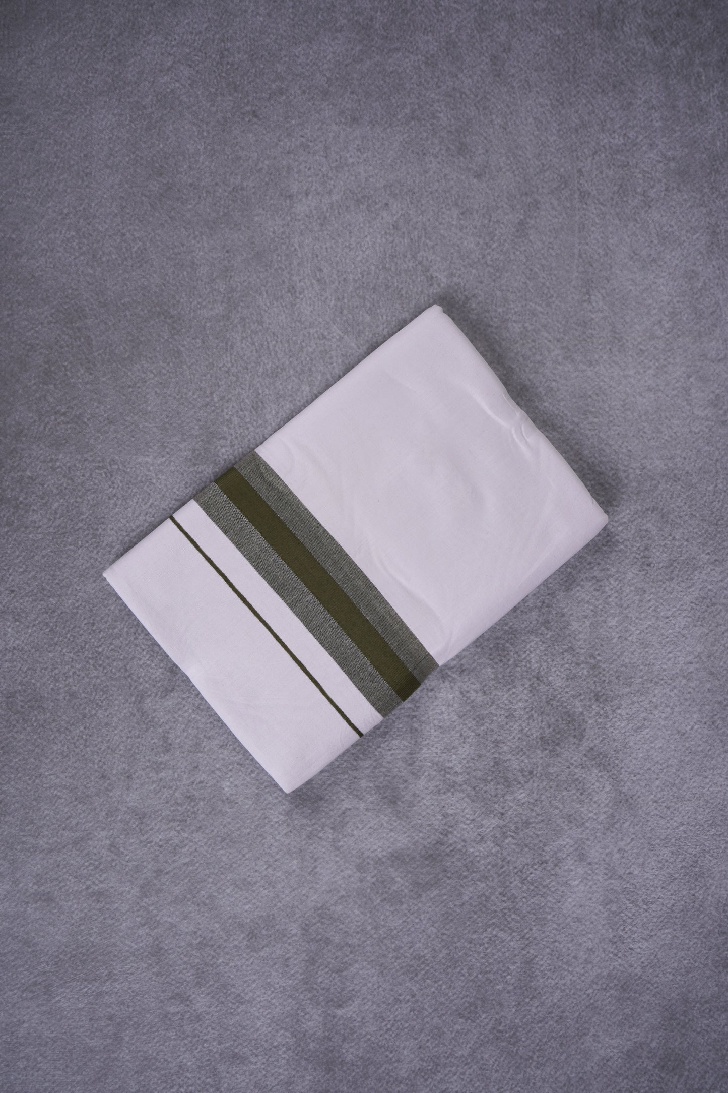 KERALOOM FINISH COTTON 326 W/D DHOTI 3.80 MTR - Dark Gray
