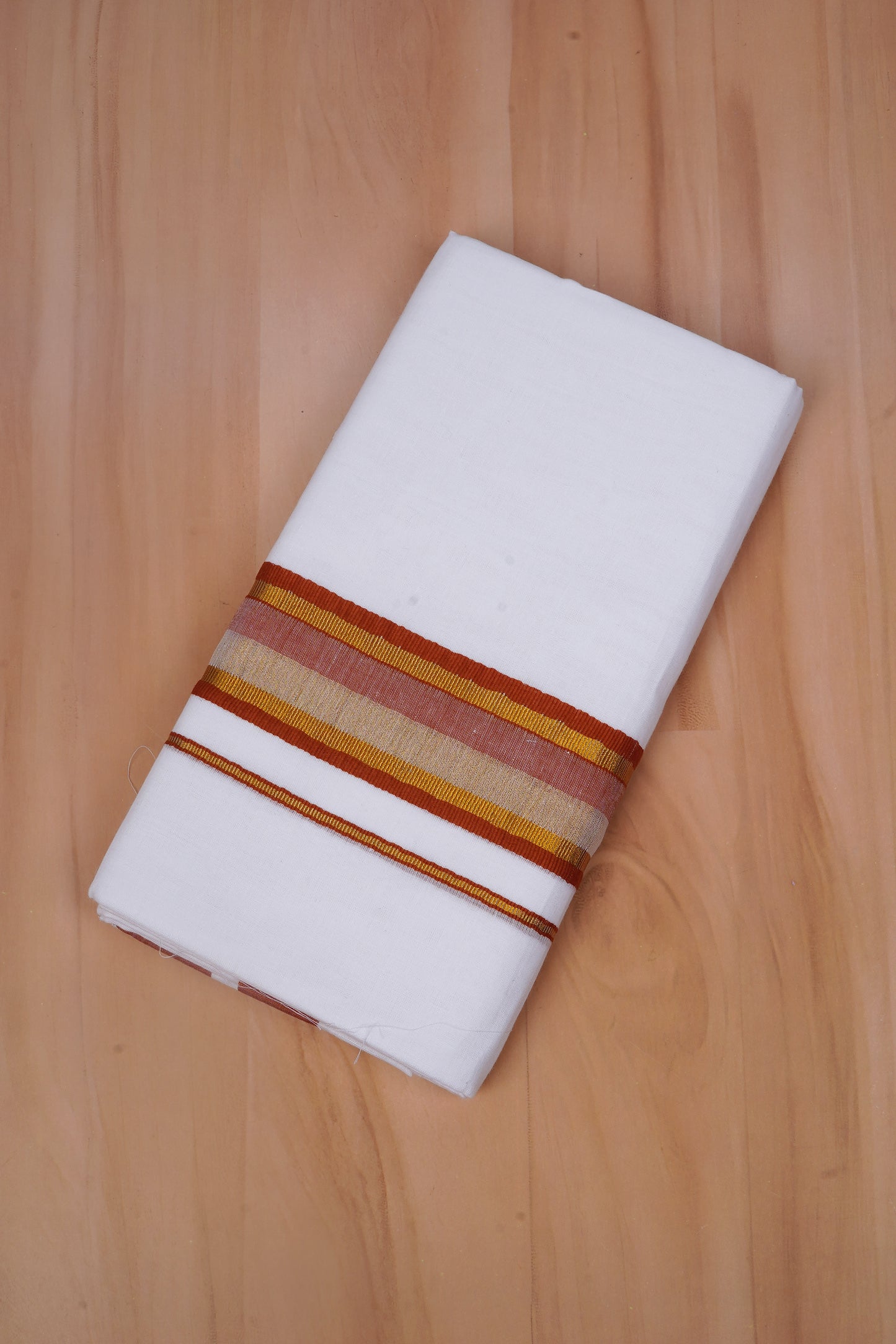 FCD-519 W/D DHOTI 3.80 MTR-Dark Brown