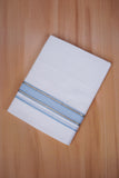 FCD-517 W/D DHOTI 3.80 MTR - Light Blue