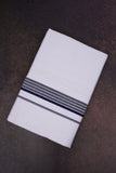 FD-133 W/D DHOTI 3.80 MTR-Dark Blue