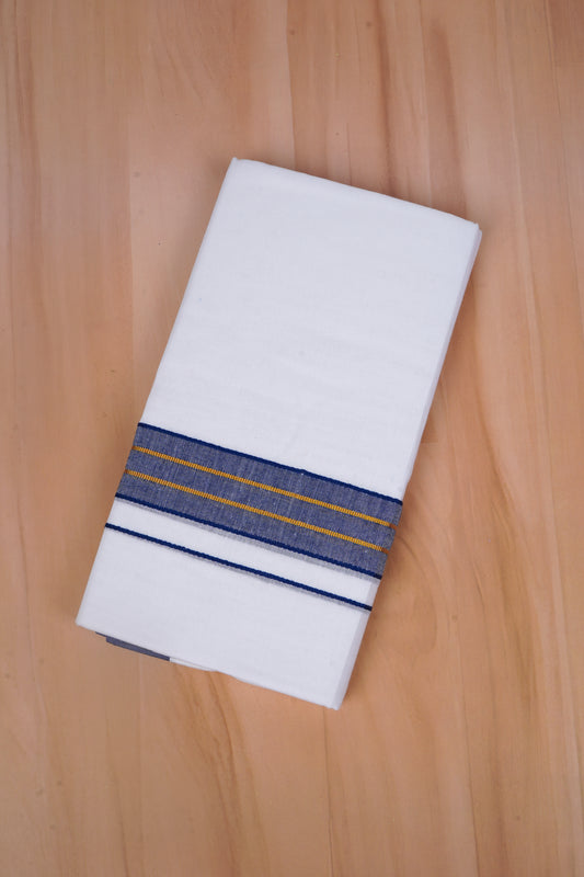 FCD-530 W/D DHOTI 3.80 MTR-Navy Blue