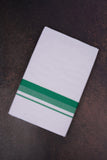 FD-155 W/D DHOTI 4.00 MTR-Dark Green