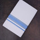 FD-137 W/D DHOTI 3.80 MTR-Sky Blue