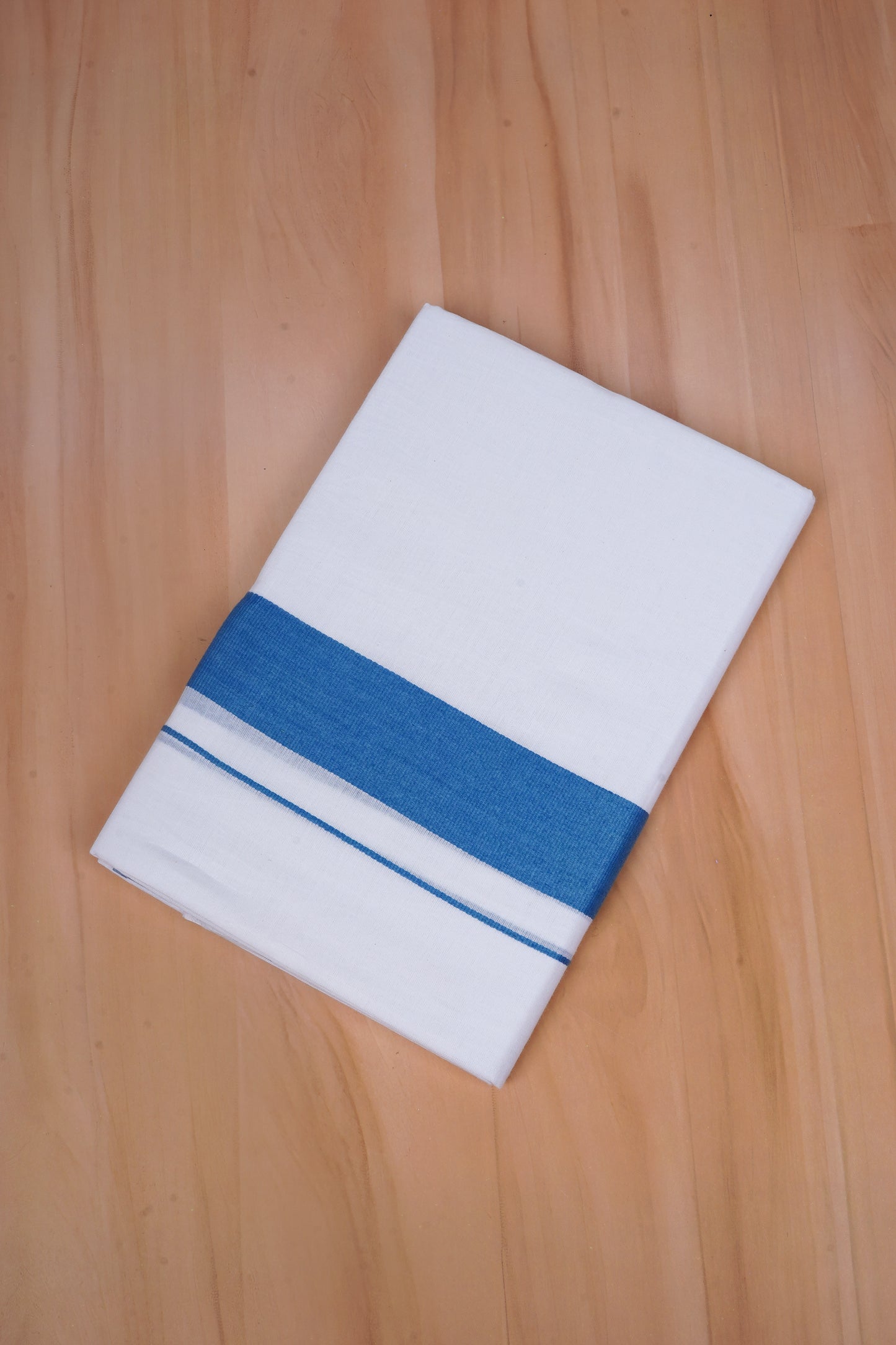 FCD-596 W/D DHOTI 3.80 MTR - Blue