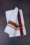 FD-172 W/D DHOTI 3.80 MTR- Brown