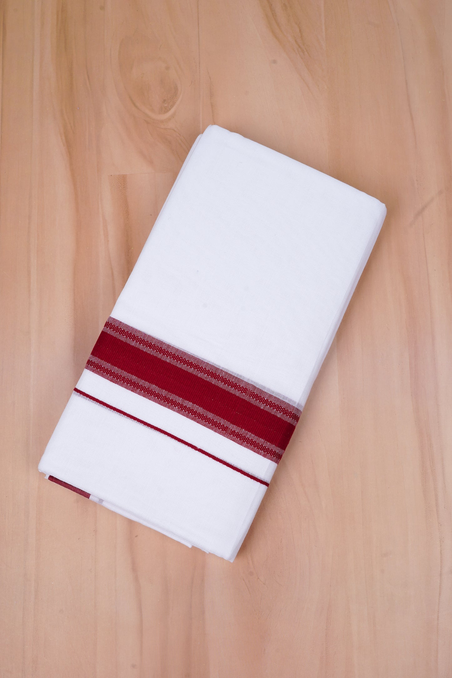 FCD-523 W/D DHOTI 3.80 MTR-Dark Red