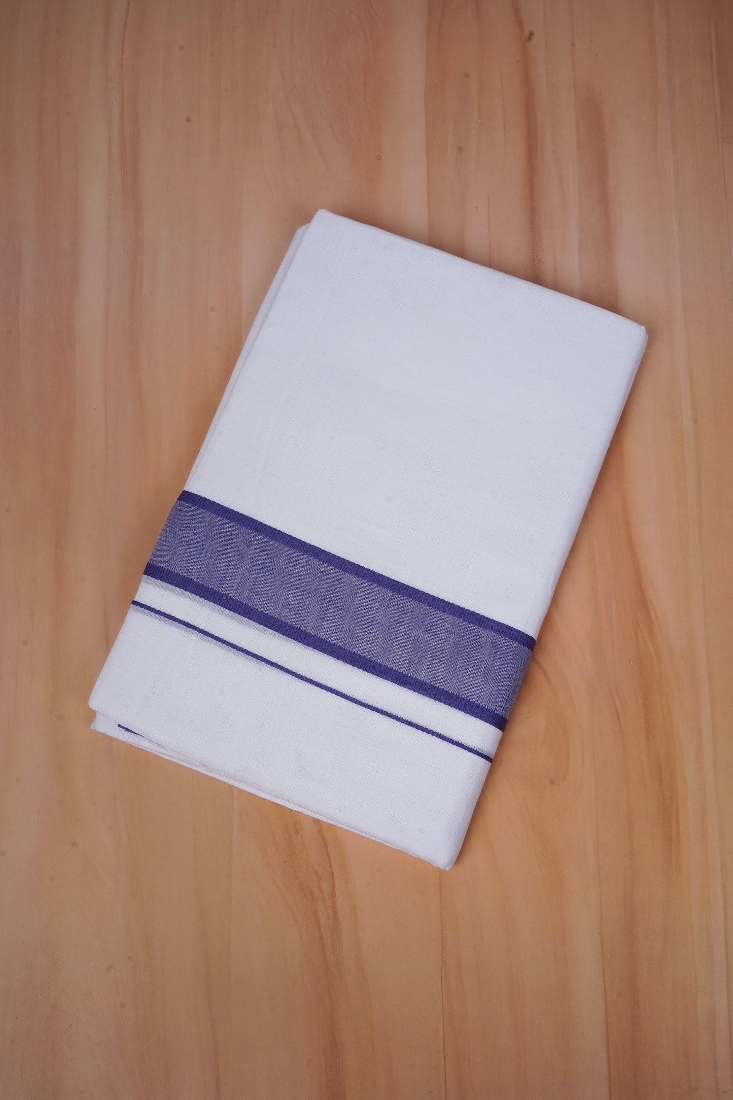 FCD-597 W/D DHOTI 3.80 MTR - Blue