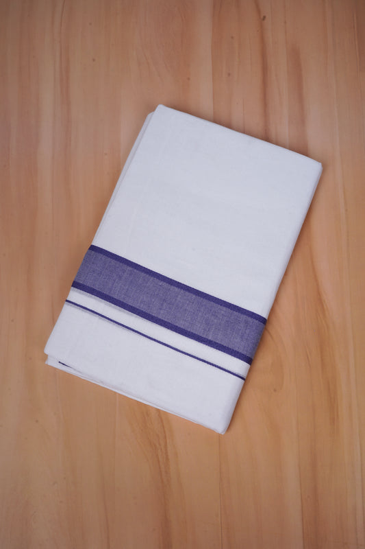 FCD-597 W/D DHOTI 3.80 MTR - Blue
