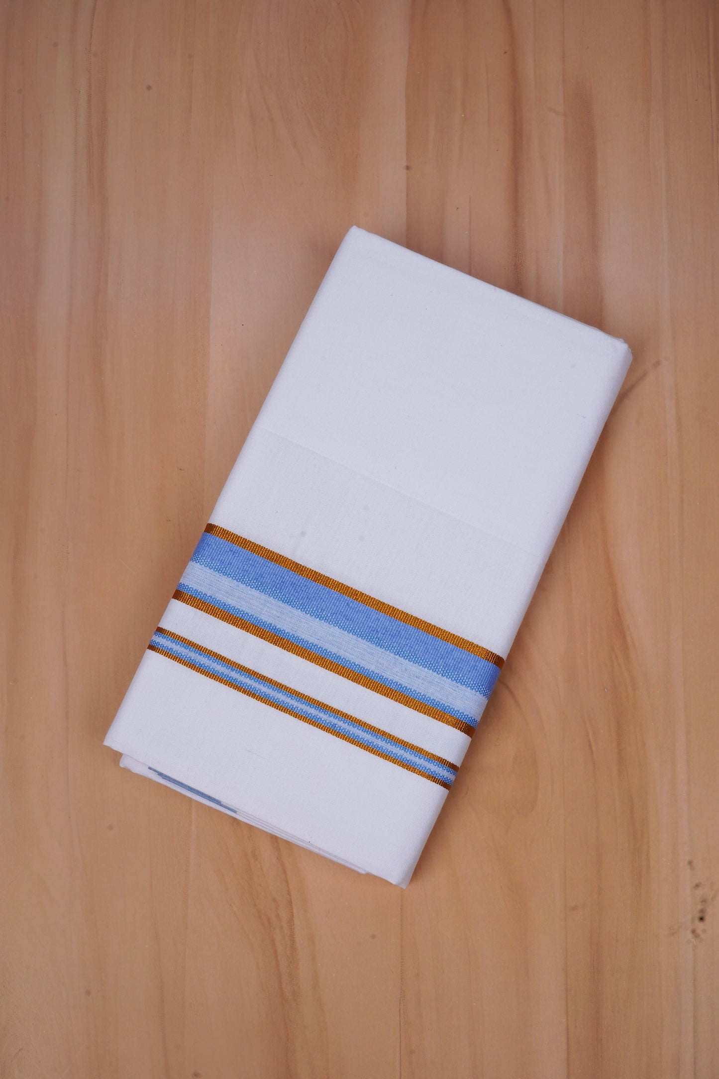 Popular Choice W/S Dhoti 2.00 MTR - Sky Blue