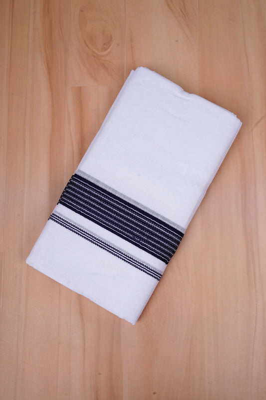 FCD-470 W/D DHOTI 4.00 MTR - Dark Blue