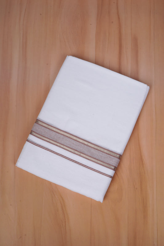 FCD-517 W/D DHOTI 3.80 MTR -  Brown