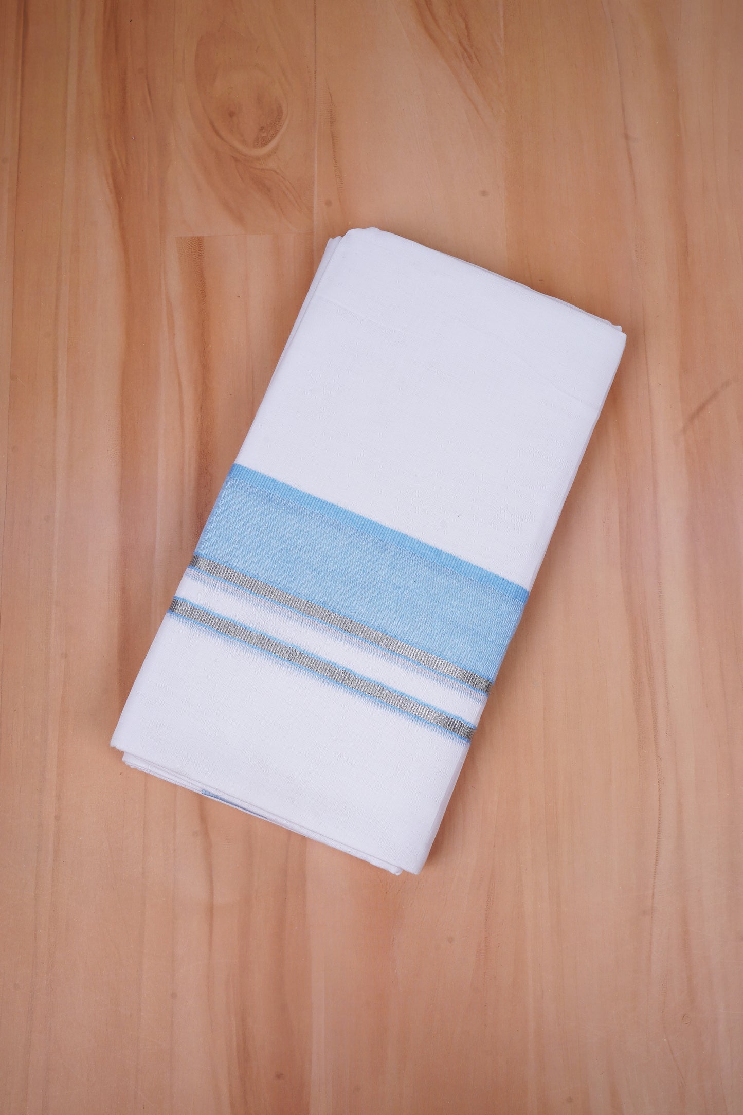 FCD-525 W/D DHOTI 3.80 MTR-Sky Blue