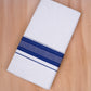 FCD-391 W/D DHOTI 3.80 MTR- Blue