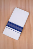 FCD-391 W/D DHOTI 3.80 MTR- Blue