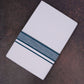 FD-108 W/D DHOTI 3.70 MTR-Dark Blue