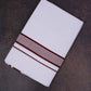FD-162 W/D DHOTI 3.80 MTR-Dark Brown