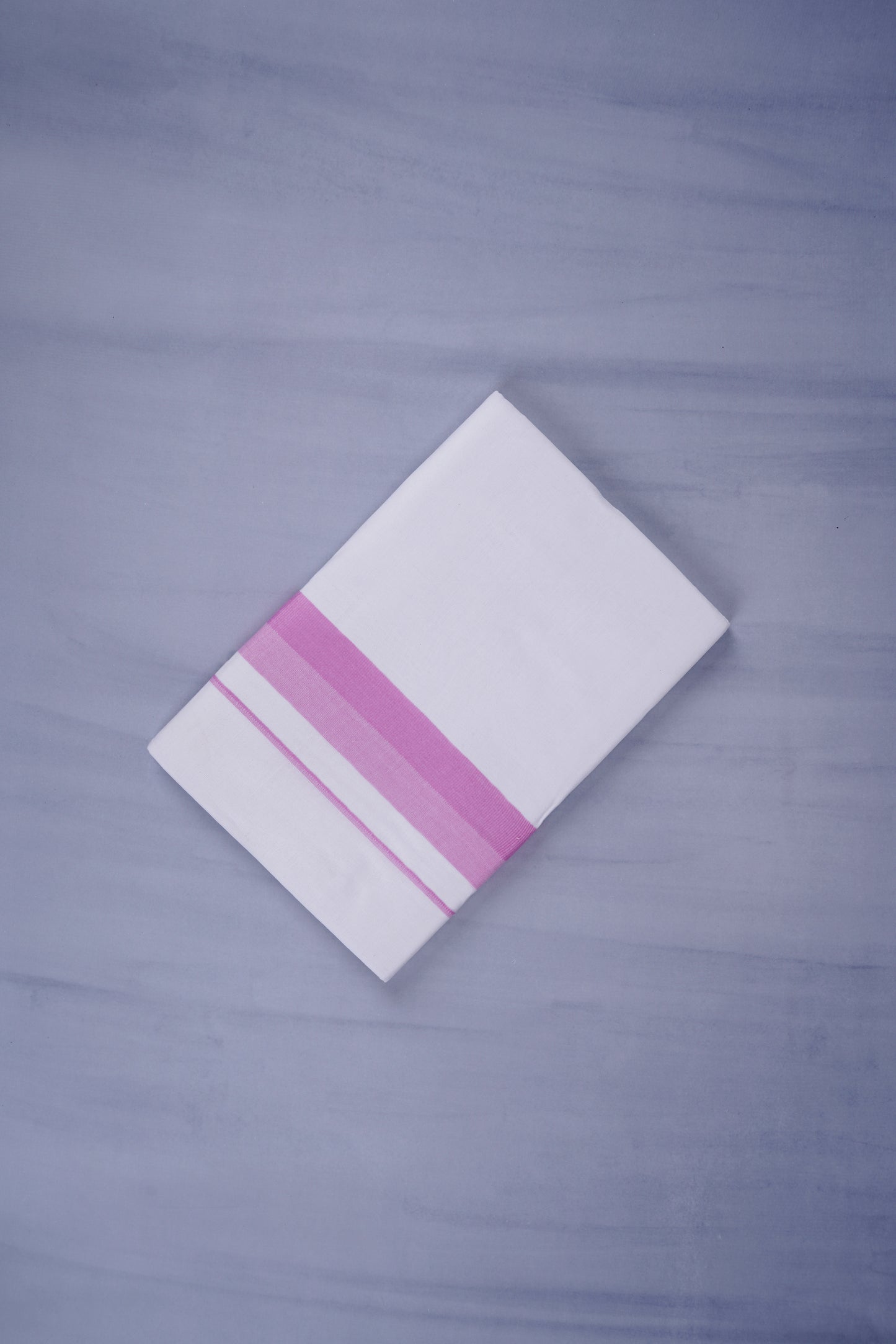 KERALOOM FINISH COTTON 332 W/D DHOTI 3.80 MTR - Pink