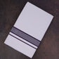FD-108 W/D DHOTI 3.70 MTR-Light Gray
