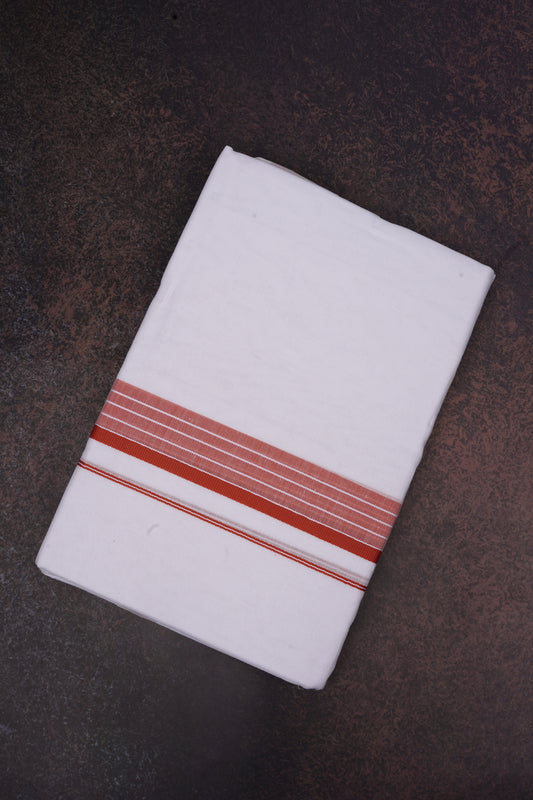 FD-133 W/D DHOTI 3.80 MTR-Light Orange