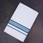 FD-158 W/D DHOTI 3.80 MTR-Dark Blue