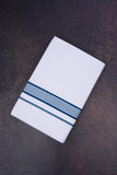 FD-158 W/D DHOTI 3.80 MTR-Dark Blue