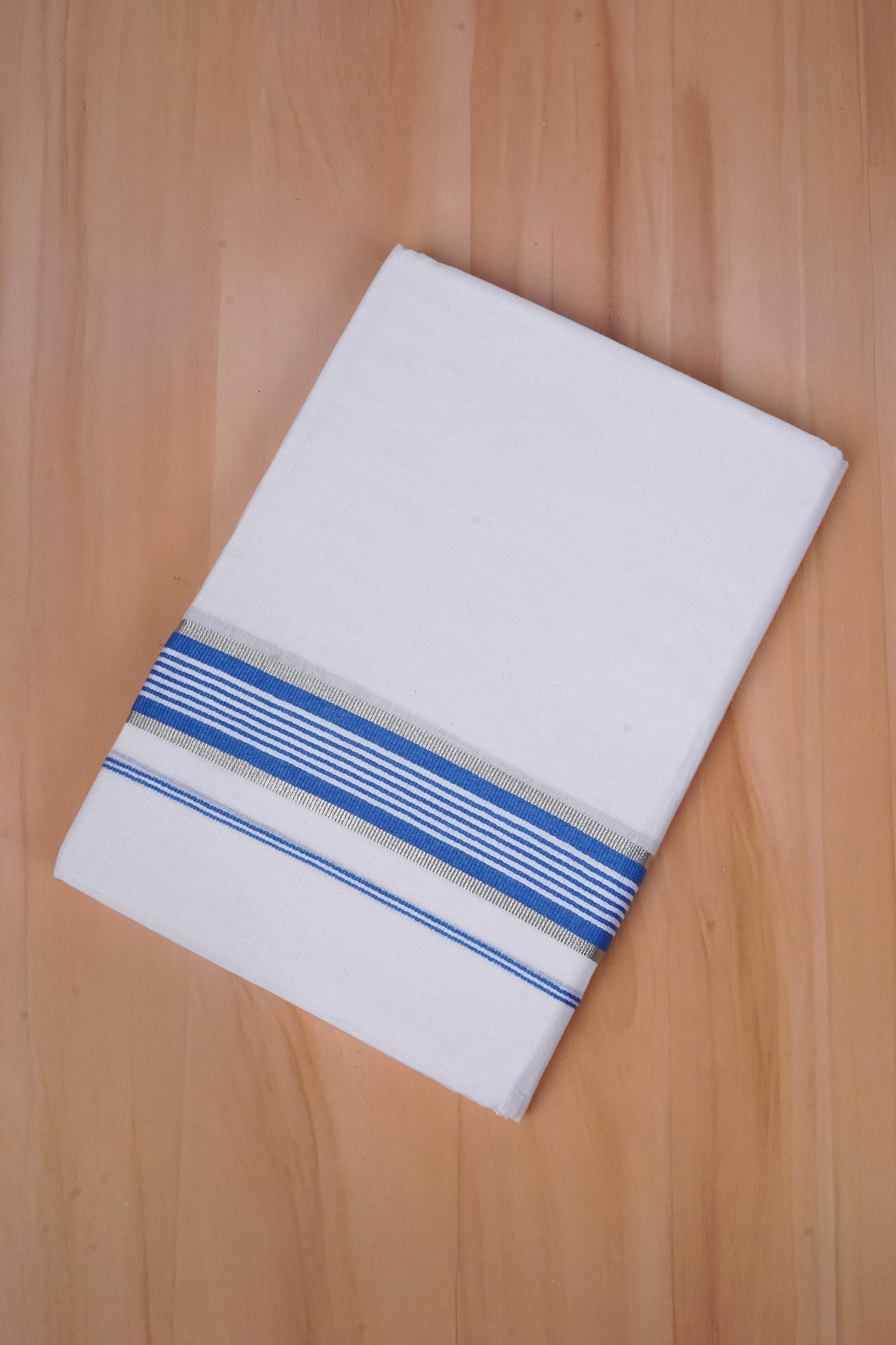 FCD-589 W/D DHOTI 3.80 MTR - Blue