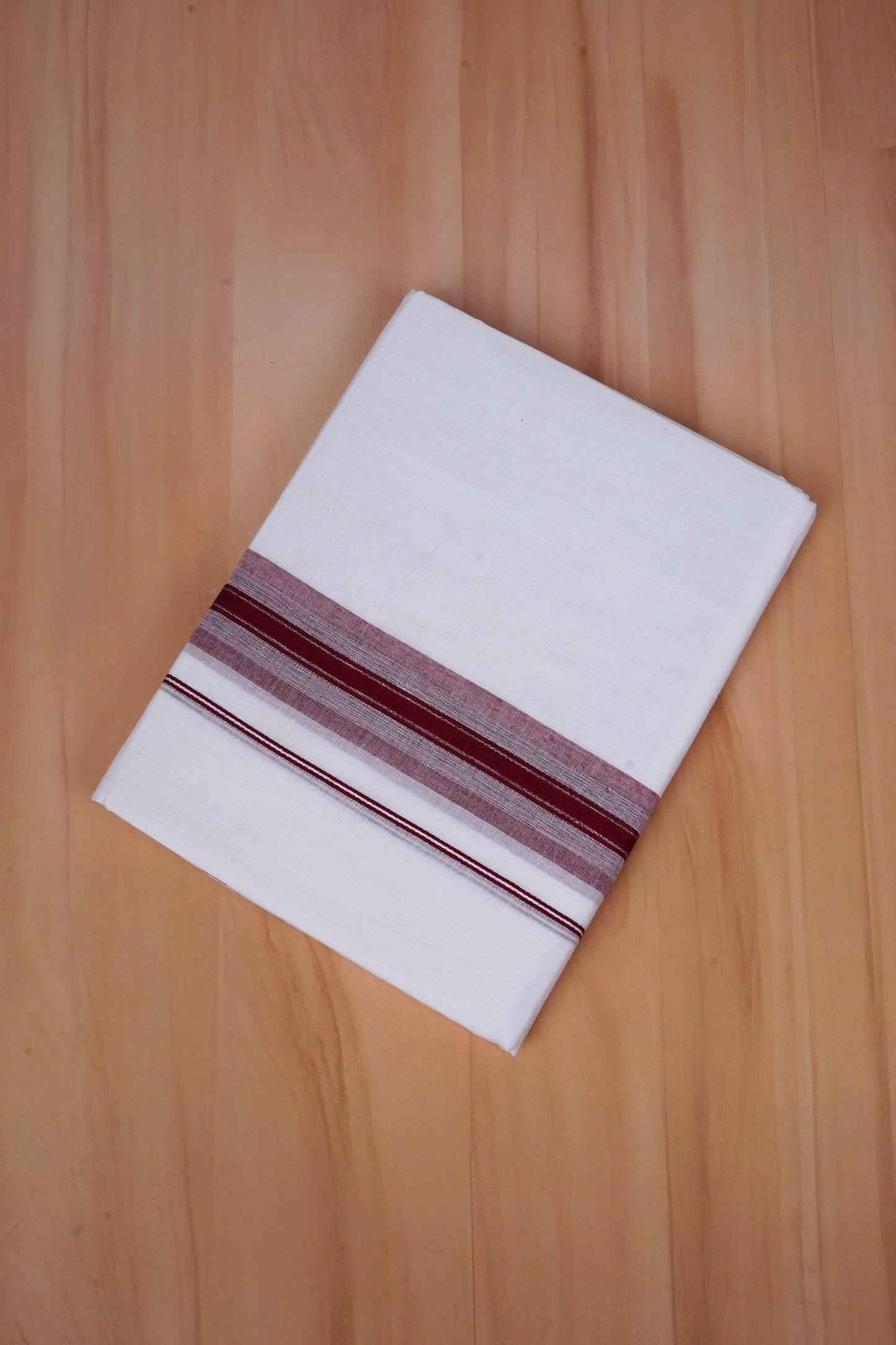 FCD-582 W/D DHOTI 3.80 MTR -Dark Maroon