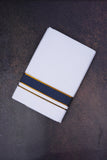 FD-200 W/D DHOTI 3.80 MTR-Dark Blue