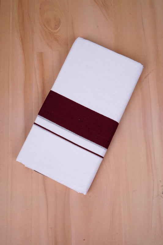 FCD-333 W/D DHOTI 3.80 MTR- Coffee Brown
