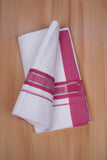 FCD-520 W/D DHOTI 3.80 MTR-Dark Pink