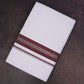 FD-166 W/D DHOTI 3.80 MTR-Brown