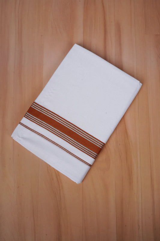 FCD-590 W/D DHOTI 3.80 MTR - D brown