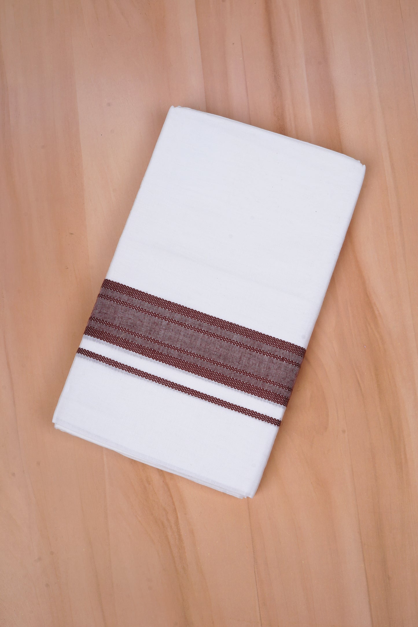 FCD-621 W/D DHOTI 3.80 MTR - Coffee Brown