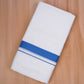 FCD-381 W/D DHOTI 3.80 MTR - Sky Blue