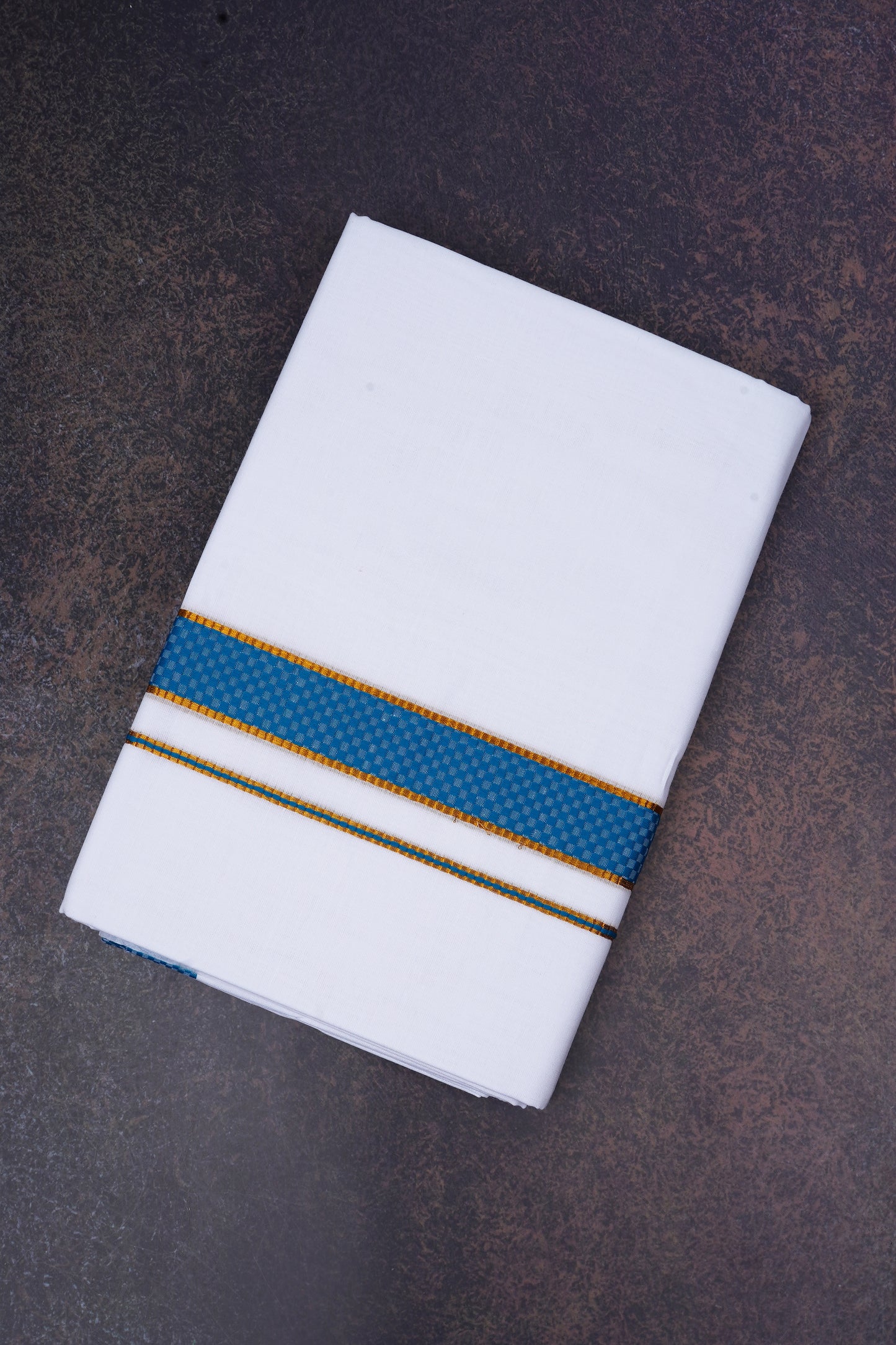 FD-200 W/D DHOTI 3.80 MTR-Dark Blue