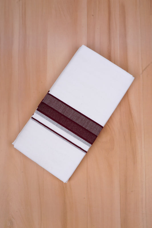 FCD-395 W/D DHOTI 3.80 MTR - Coffee brown