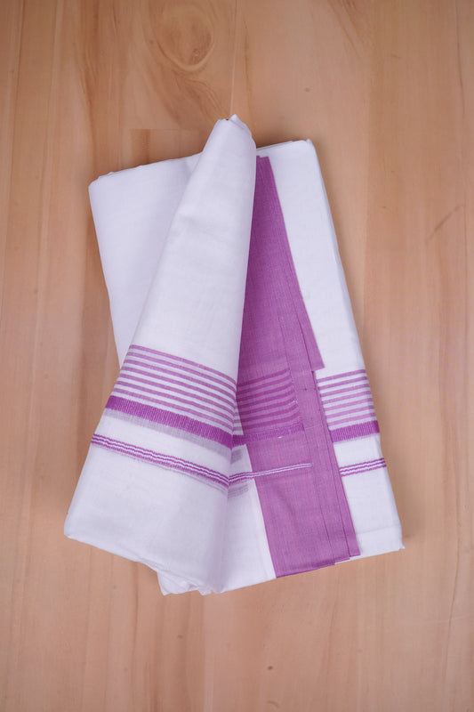 FCD-424 W/D DHOTI 3.80 MTR- Violet
