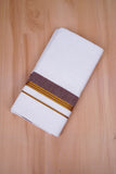 FCD-528 W/D DHOTI 3.80 MTR-Dark Maroon