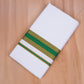 Gold Max W/S Dhoti 2.00 MTR - Dark Green