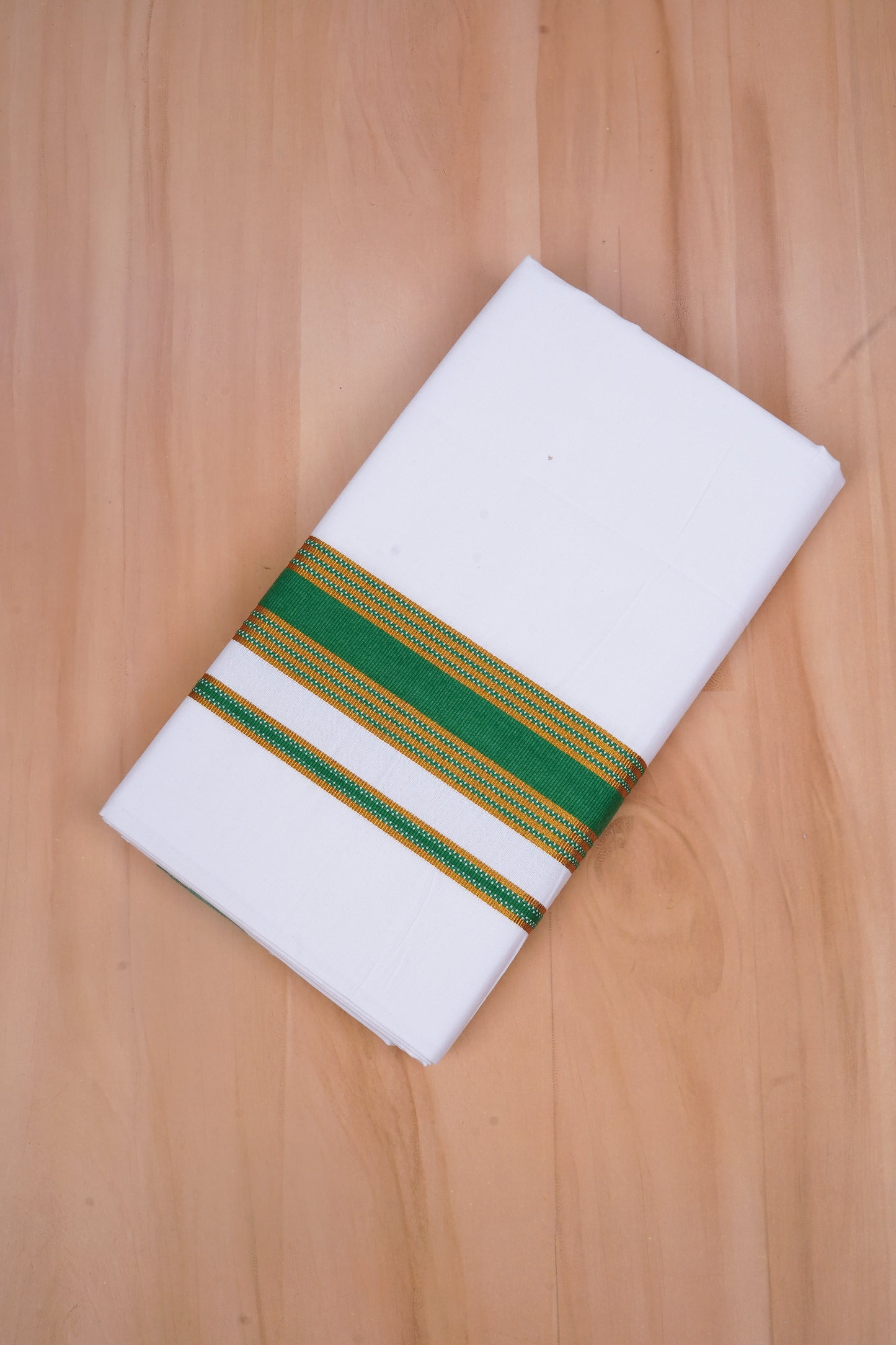 Gold Max W/S Dhoti 2.00 MTR - Dark Green