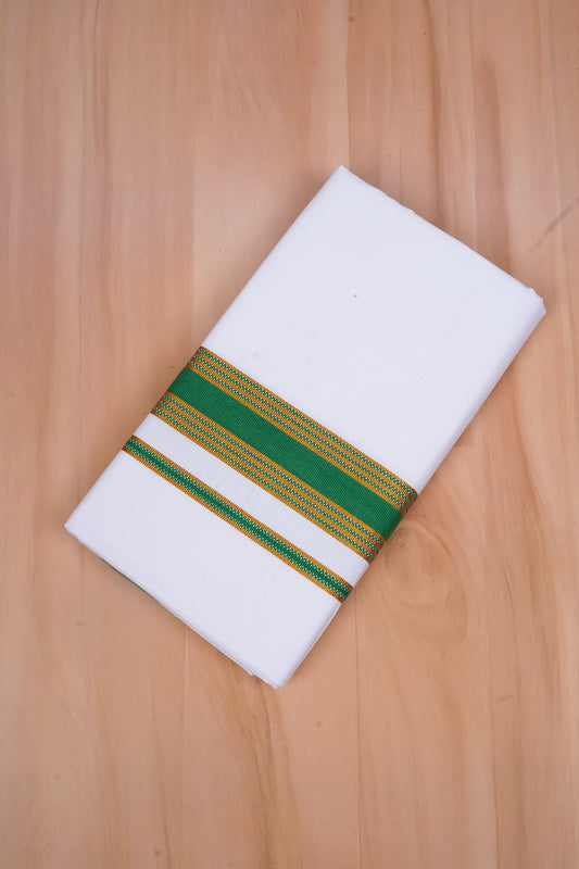Gold Max W/S Dhoti 2.00 MTR - Dark Green