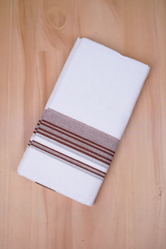 FCD-504 W/D DHOTI 3.80 MTR- Brown
