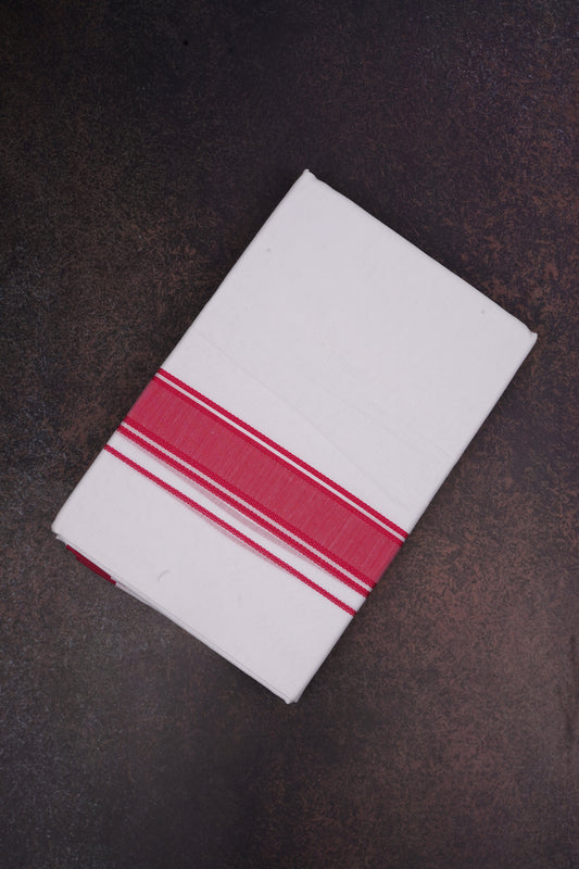 FD-116 W/D DHOTI 3.80 MTR-Dark pink