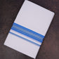 FD-166 W/D DHOTI 3.80 MTR-Blue