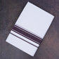 FD-167 W/D DHOTI 3.80 MTR-Dark maroon