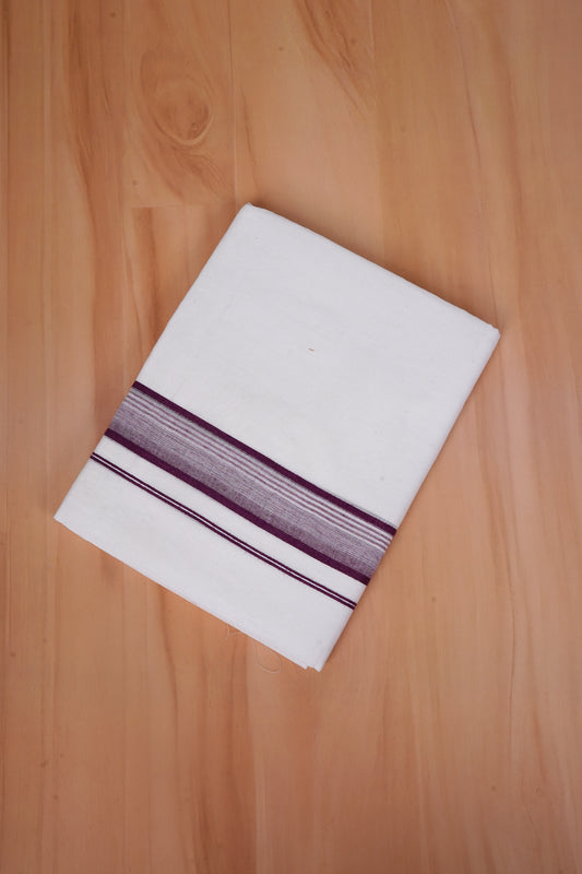 FCD-584 W/D DHOTI 3.80 MTR - Purple