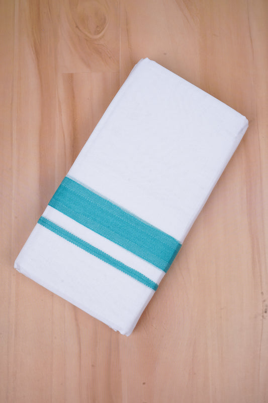 425FCD-02 W/D DHOTI 4.25 MTR- Sky Blue
